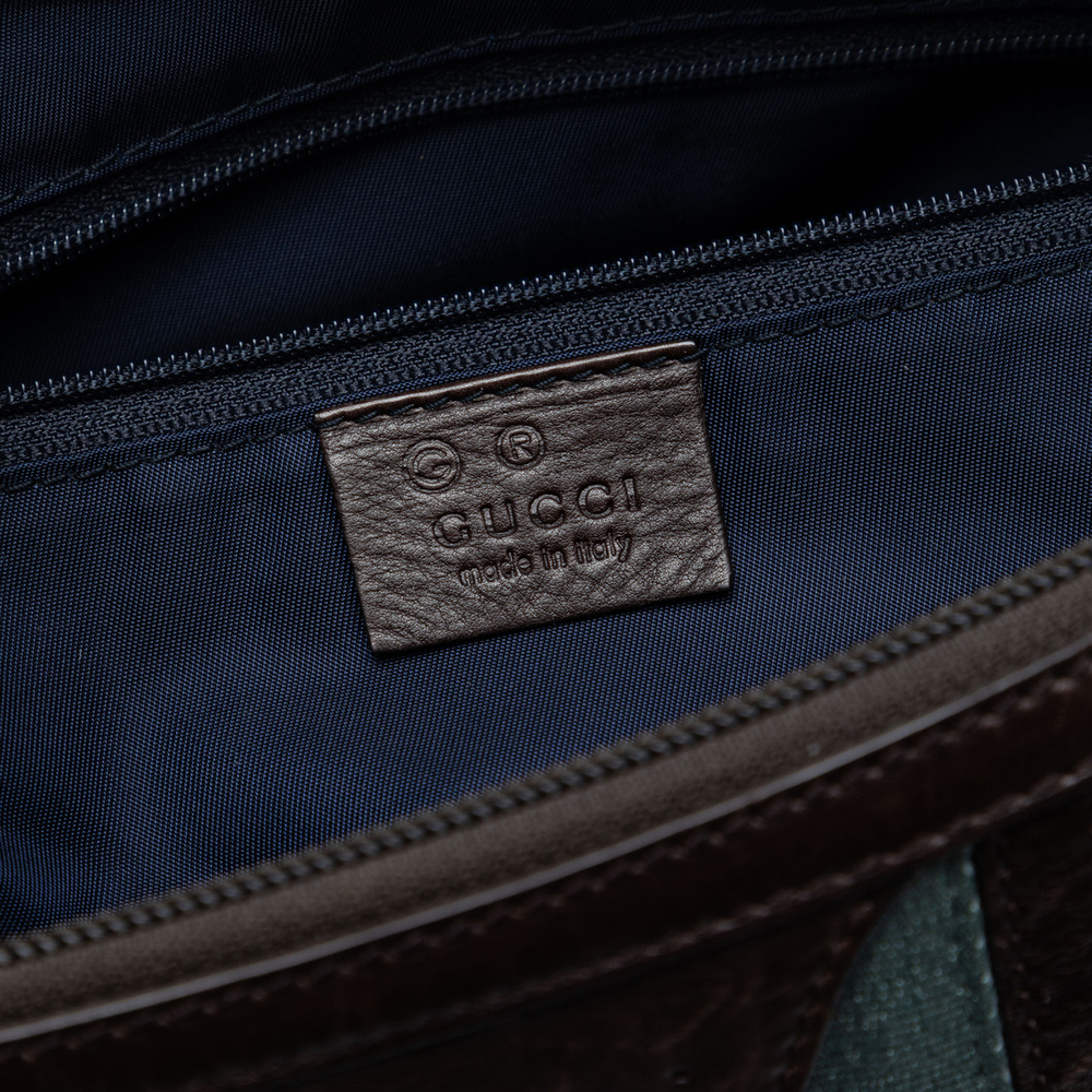 Pre-Loved Gucci Canvas Web Shoulder Bag - Picture 5 of 7